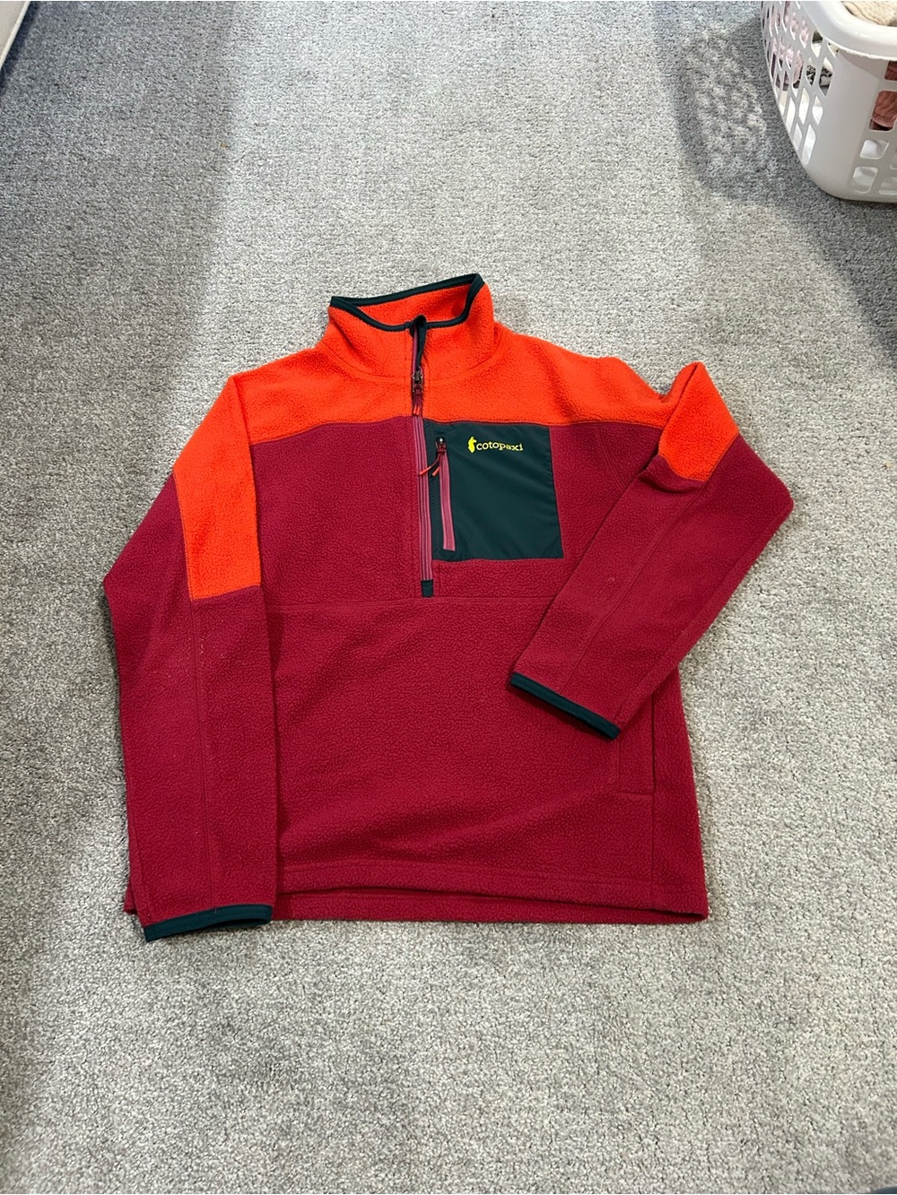 Cotopaxi Abrazzo Half-Zip Fleece Pullover - Magenta & Orange